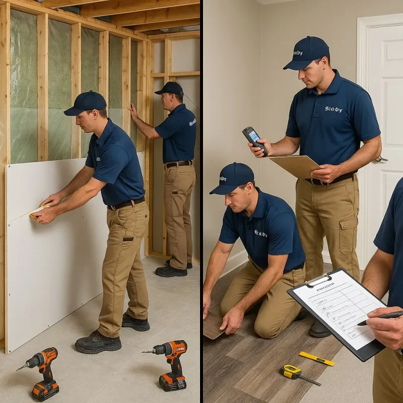 Repairs and Reconstruction process in Frankfort, OH